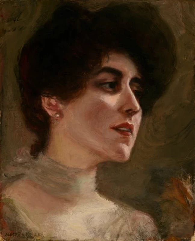 Signora con l'orecchino di perla (Gisela von Wehner), c. 1910